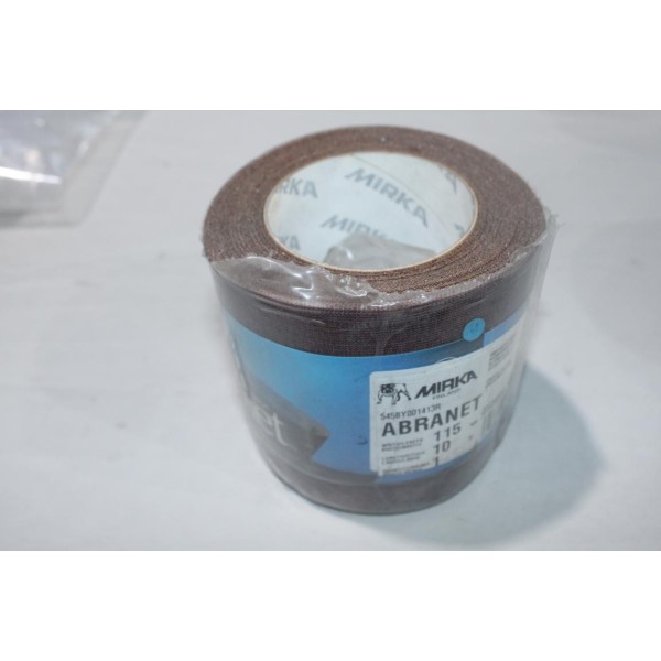 Rouleau 10m 10 mètres de bande abrasive poncage abranet 115mm P400 Mirka 545BY001413R 