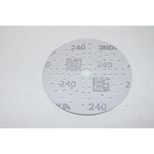 Boite 95 disques de poncage abrasif 125mm P240 iridium grip 89H Mirka 246C209925 