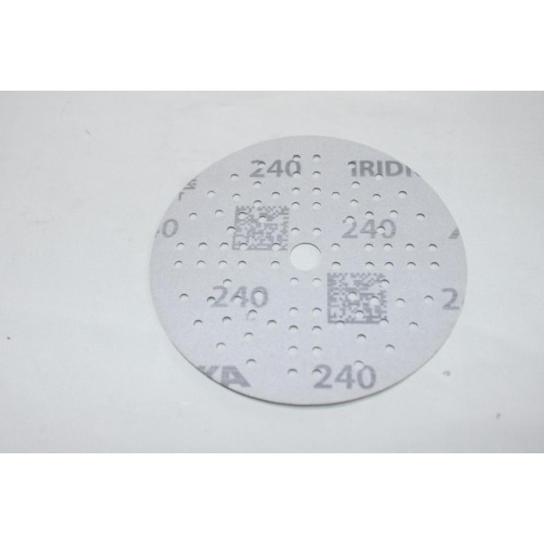 Boite 95 disques de poncage abrasif 125mm P240 iridium grip 89H Mirka 246C209925 