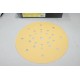 Boite 25 disques de poncage abrasif 225mm P100 gold grip 27H Mirka 2364802510 