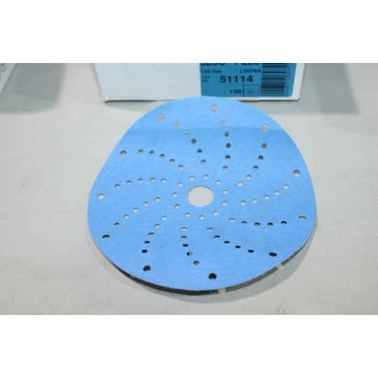 Boite 100 disques de poncages abrasif 325U LD078A 150mm P220 hookit 3M 51114 