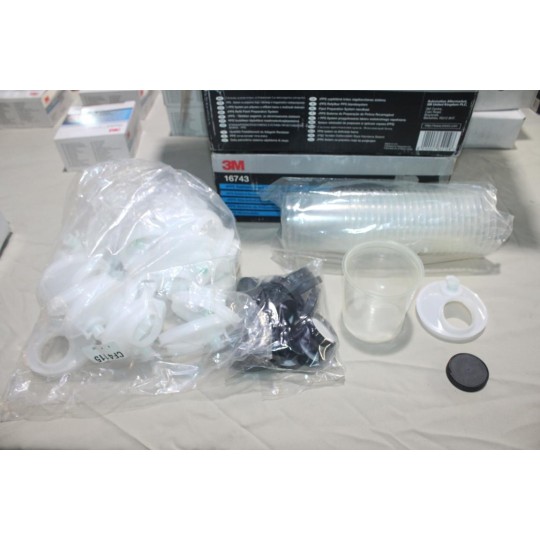 Kit rechargeable PP5 650ml 25 godets 200µ 3M 16743 pour pistolet à peinture 