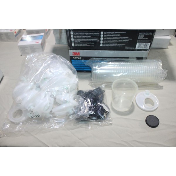 Kit rechargeable PP5 650ml 25 godets 200µ 3M 16743 pour pistolet à peinture 