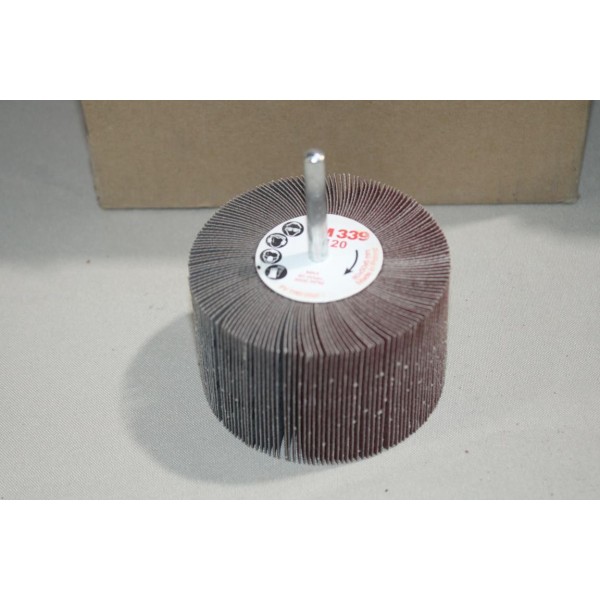 Lot 10 roues abrasives de poncage 339 P120 80x50x6mm 3M 64524 
