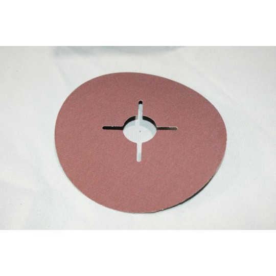 Boite 24 disques fibre de poncages abrasif 855 115 x 22mm P120 3M 16236 60509 