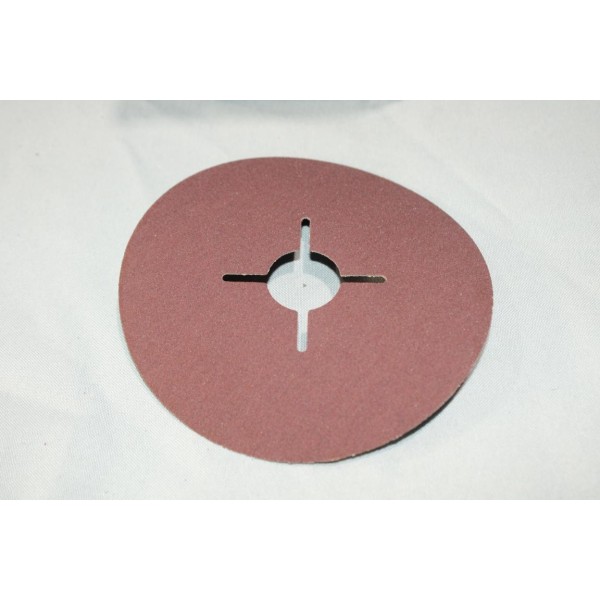 Boite 24 disques fibre de poncages abrasif 855 115 x 22mm P120 3M 16236 60509 