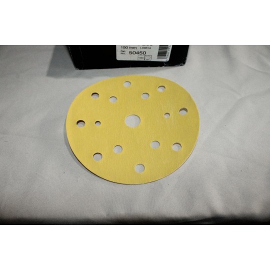Boite 100 disques de poncages abrasif 255P+ LD861A hookit P280 150mm 3M 50540 