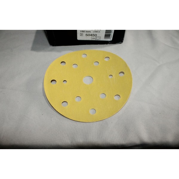 Boite 100 disques de poncages abrasif 255P+ LD861A hookit P280 150mm 3M 50540 