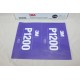 Boite 25 feuilles abrasive souple de poncage MS5 P1200 140x171mm 3M 34342 