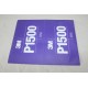 Boite 25 feuilles abrasive souple de poncage MN6 P1500 140x171mm 3M 34343 