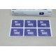 Boite 10 feuilles (60 tampons) abrasive de poncage defaut peinture LA4 P1000 37x28mm 3M 33890 
