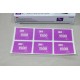 Boite 10 feuilles (60 tampons) abrasive de poncage defaut peinture LN5 P1500 37x28mm 3M 33893 