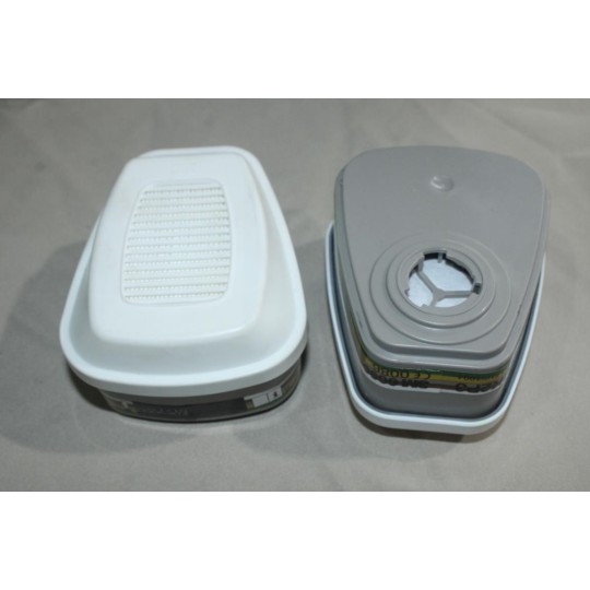 Boite 4 filtres gaz et vapeur 3M 6099 pour masque de protection filtration respiration 