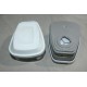 Boite 4 filtres gaz et vapeur 3M 6099 pour masque de protection filtration respiration 