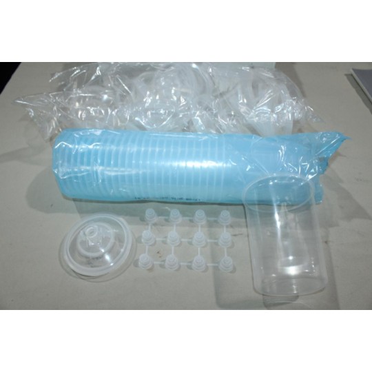 Pack 25 godets de peinture 850ml avec 12 couvercles filtre jetables 200µ 3M 16024 