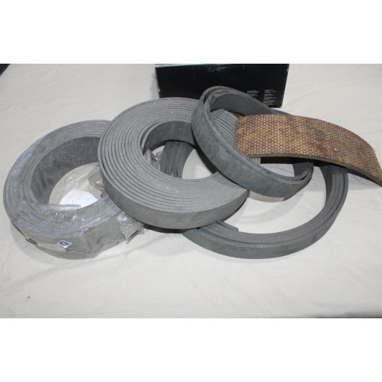 Lot rouleaux de ferodo garniture revetement machoires de frein Q 166L04 (dont 1 rouleau 6.0x5000mm emballé) pour camion poids 