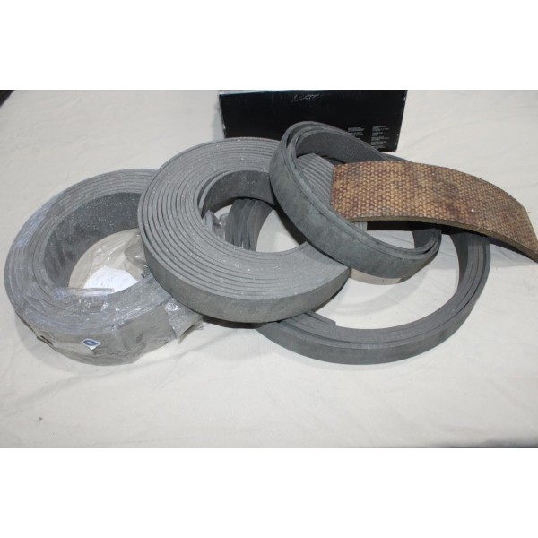 Lot rouleaux de ferodo garniture revetement machoires de frein Q 166L04 (dont 1 rouleau 6.0x5000mm emballé) pour camion poids 