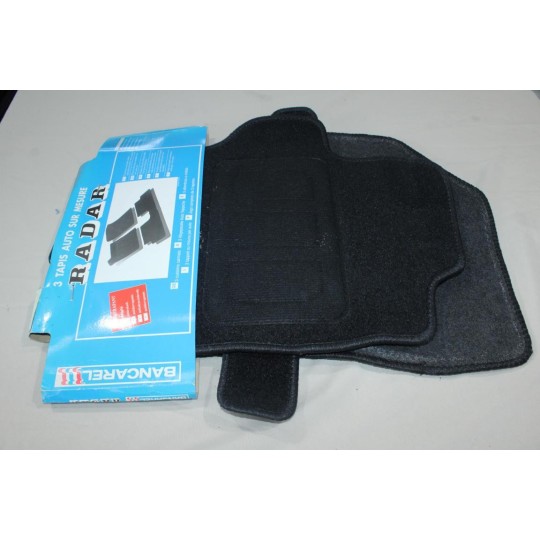 Jeu 3 tapis de sol sur mesure avant + arriere Bancarel pour peugeot 1007 