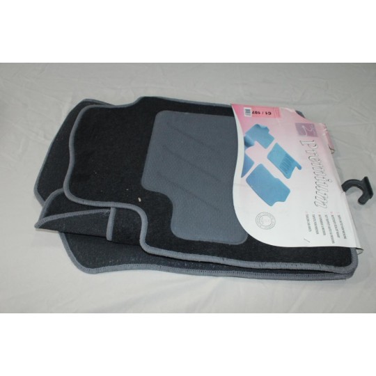 Jeu 3 tapis de sol sur mesure avant + arriere Bancarel pour peugeot 107 citroen C1 