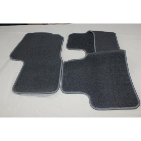 Jeu 3 tapis de sol gris sur mesure avant + arriere Bancarel pour opel corsa B * 