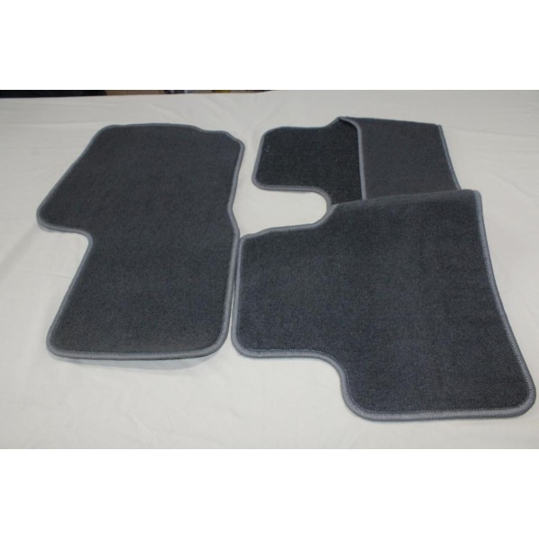 Jeu 3 tapis de sol gris sur mesure avant + arriere Bancarel pour opel corsa B * 