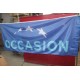 Drapeau OCCASION top garage TOPG110VO bleu et blanc 