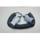Rallonge spiralé cable electrique 7 poles 24V 4.5m 4.5 mètres type N aluminium attelage remorque Erich Jaeger 611080 