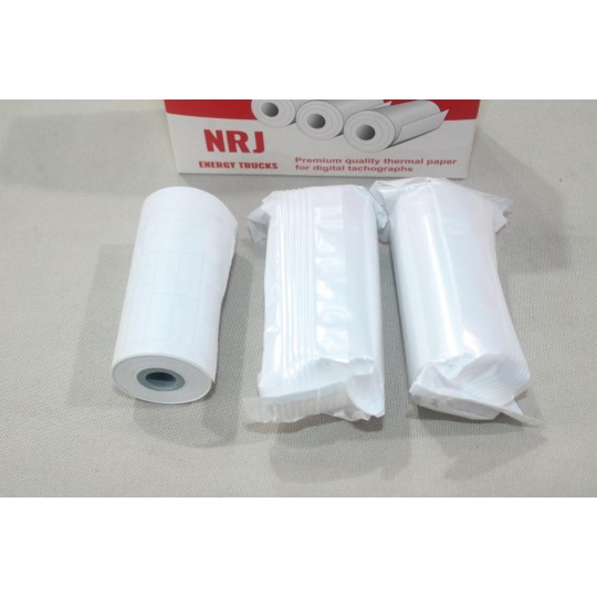 Lot 3 rouleaux de papier ticket de tachygraphe NRJ SE5000 DTCO 1381 EFAS smartach STD ADR pour vitesse camion poids lourd 