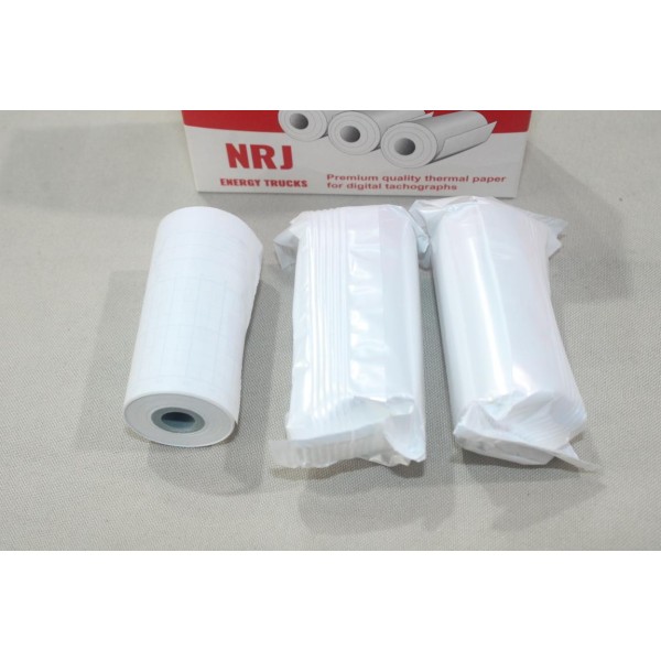 Lot 3 rouleaux de papier ticket de tachygraphe NRJ SE5000 DTCO 1381 EFAS smartach STD ADR pour vitesse camion poids lourd 
