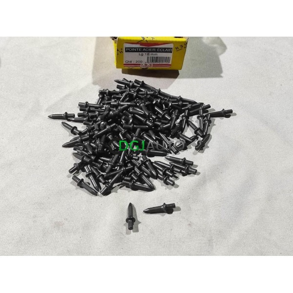 Boite + de 130 pointes acier eclair 18mm clous ING 3509093400102