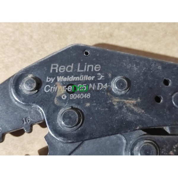 Pince à sertir Red line crimper 25 N D4 Weidmuller 904046