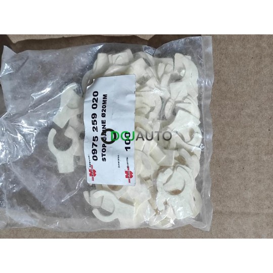 Lot 100 stop gaine 20mm diametre clip de maintien Wurth 0975259020