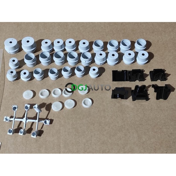 Lot accessoires passe cables bouchons Hager Vector pour coffret electrique