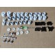 Lot accessoires passe cables bouchons Hager Vector pour coffret electrique