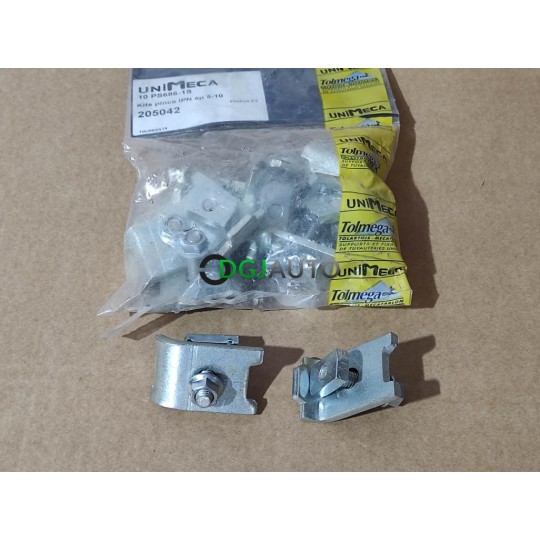 Sachet 10 kits pince profilé IPN 5-10 crapauds Unimeca 205042