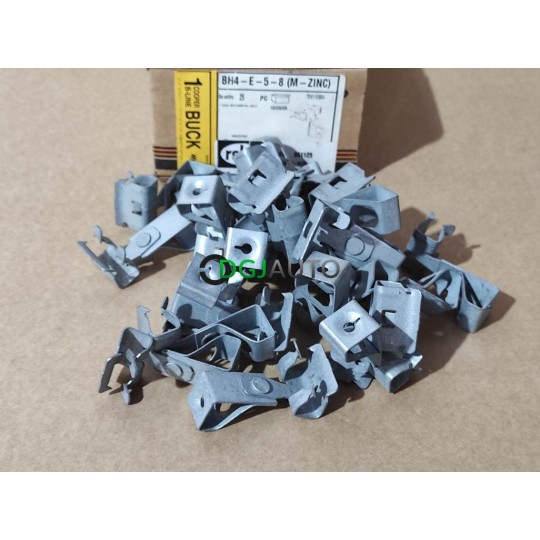 Boite de 25 attaches agrafe bord de tole tige filetée BH4-E-5-8 (M-ZINC) Robur 861125
