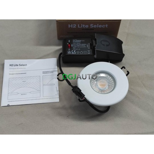 Spot encastrable rond IP65 IP20 5.7W 2700-3000-4000K 60-80mm Collingwood DL5485500 H2 lite select