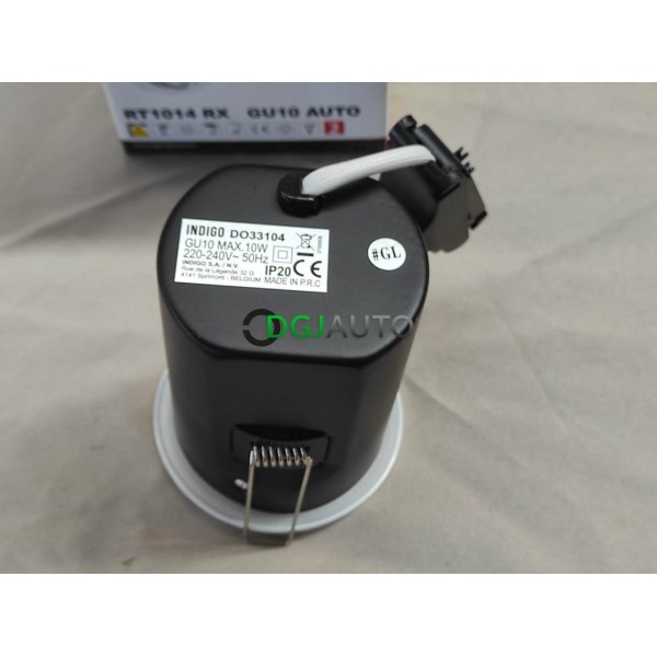 Spot encastrable rond IP23 GU10 10W RT1014 RX 88mm Indigo DO33104