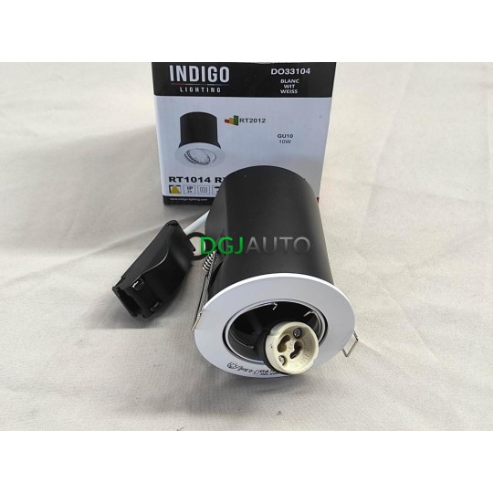 Spot encastrable rond IP23 GU10 10W RT1014 RX 88mm Indigo DO33104