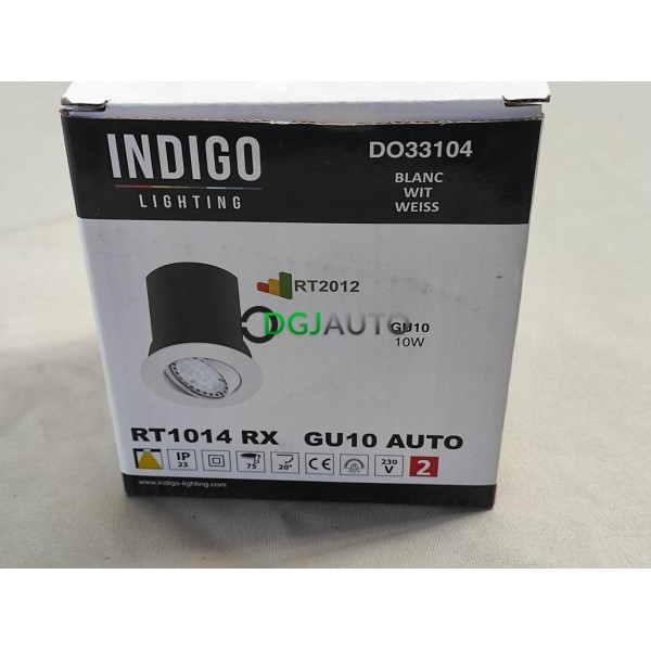 Spot encastrable rond IP23 GU10 10W RT1014 RX 88mm Indigo DO33104