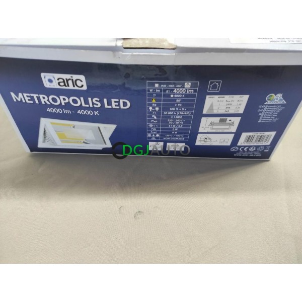Projecteur LED 4000LM 4000K metropolis IP20 IK02 51W Aric 50181
