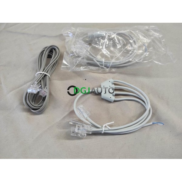 Lot 3 cables 1 telephonie + 2 connecteurs modulaires RJ45 4x1