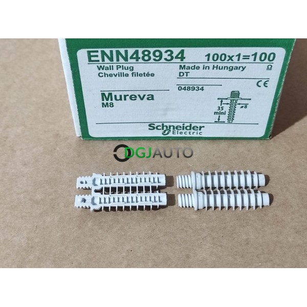 Lot 70 chevilles filetées mureva M8 048934 Schneider electric ENN48934