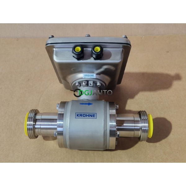 Debitmetre electromagnetique industiel Krohne Optiflux 6100 C fabrication 2021 IP69 12-24 VDC revetement PFA electrodes