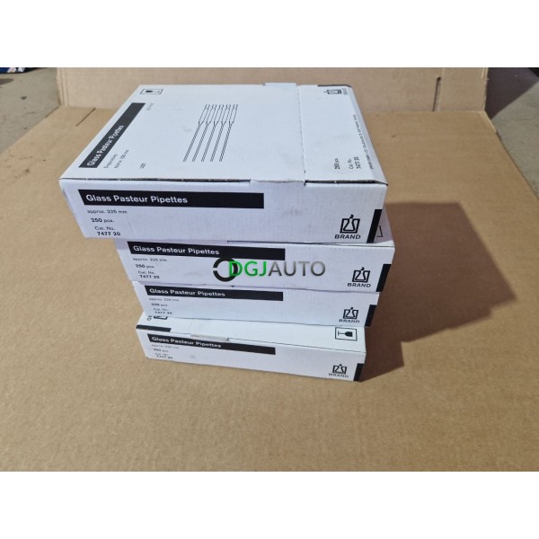 Boite 250 pipettes en verre pasteur Brand 747720 225mm ISO 7712