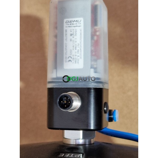 Membrane pneumatique Gemu 687 + positionneur electropneumatique Gemu 1434 fabrication 2021 10 bar maxi plage de commande 5.5 à