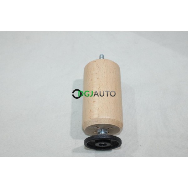 Pied cylindrique reglable de sommier lit fabriqué en France Alinea 28017615 11 à 15cm bois hêtre 100% francais 55mm vis 8mm