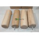 Jeu 4 pieds de sommier lit fabriqué en France Alinea 20903954 20cm bois hêtre 100% francais 70mm vis 8mm