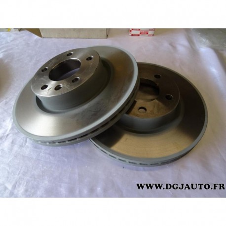 Paire disque de frein ventilé avant 286mm diametre 90487103 pour opel omega B dont break