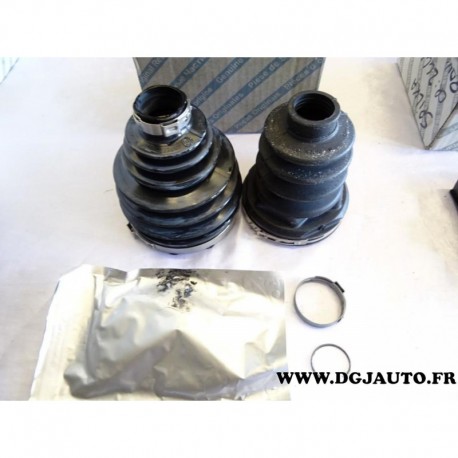 Kit 2 soufflets + 1 tube graise + collier cardan arbre transmission 9403287030 pour fiat ulysse 2 lancia phedra partir 2001